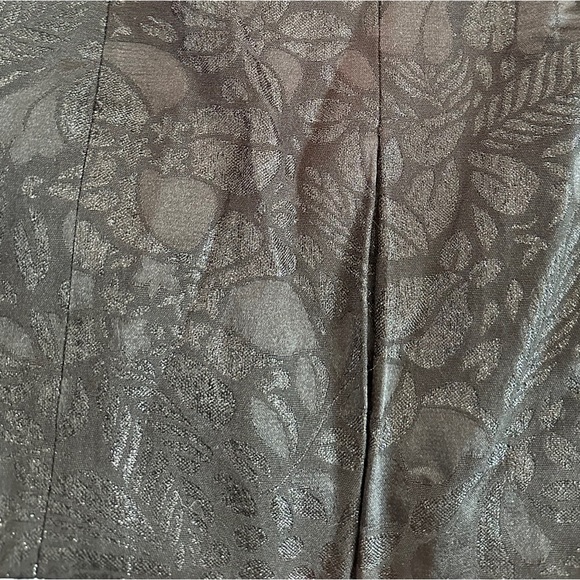 Jones New York Black Metallic Midi Dress Size 4 - Picture 13 of 17